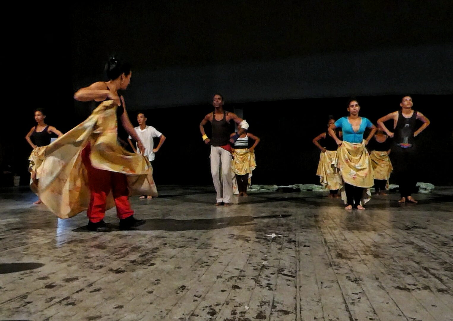 The last rehearsal in the Main Theater, before Oddi-Oche for the public in Camagüey.