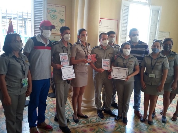 Reconocen a la Aduana Camagüey y jóvenes destacados en enfrentamiento a la pandemia (+Fotos)