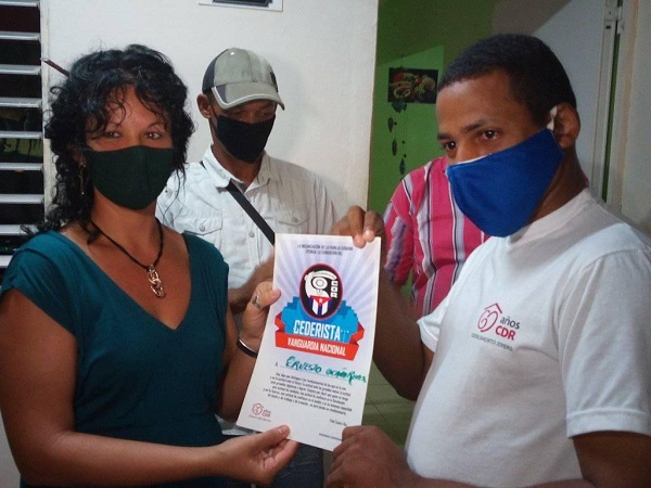 Zona 452 del Consejo Popular Lenin-Albaisa recibe distinción Vanguardia Nacional de los CDR