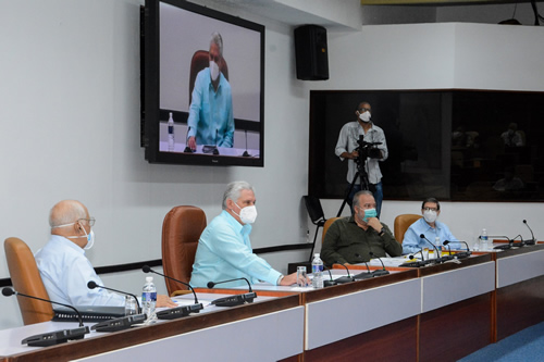 Presidió Díaz-Canel balance anual del Ministerio cubano de Relaciones Exteriores