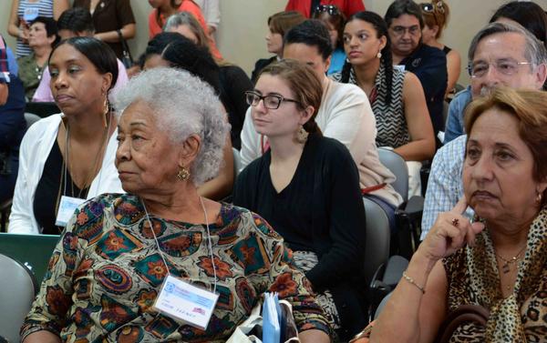 Lidia Turner, presidenta de honor de la Asociación de Pedagogos de Cuba.