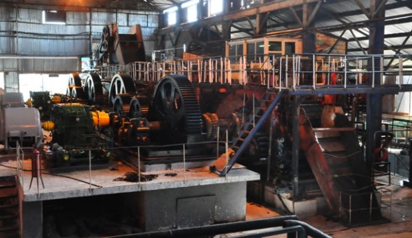 La Línea central está dispuesta para la arrancada.