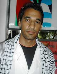 A Young Palestinian of Cuban Parentage Claims Peace for his People