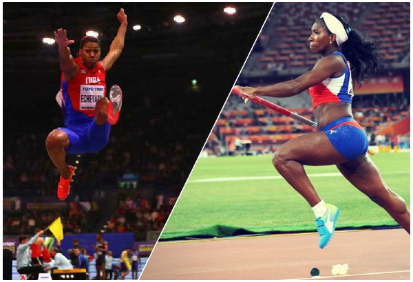 Cubanos Echevarría y Silva competirán en Liga del Diamante en Londres