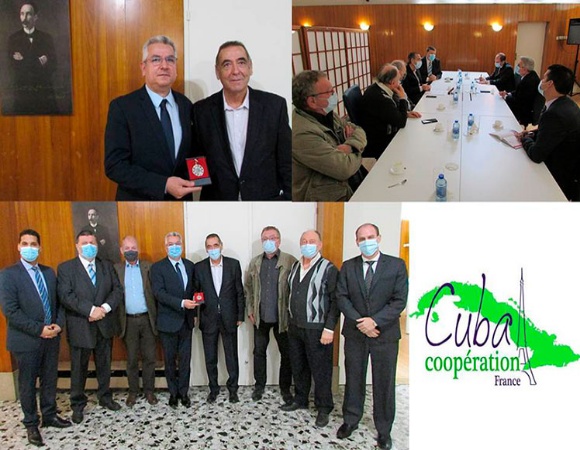 Recibe asociación francesa Sello Conmemorativo 60 Aniversario del ICAP