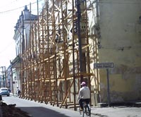 A buen ritmo obras en céntrica calle de la ciudad de Camagüey