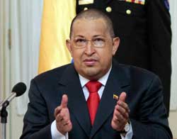 Chávez envía un alentador saludo al pueblo venezolano y al mundo
