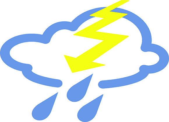 Tarde cálida en Camagüey, con chubascos y tormentas eléctricas