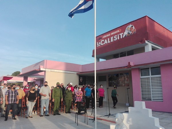  Círculo infantil La Calesita, en Santa Cruz del Sur, reabre sus puertas de amor (+ Fotos y Audio)