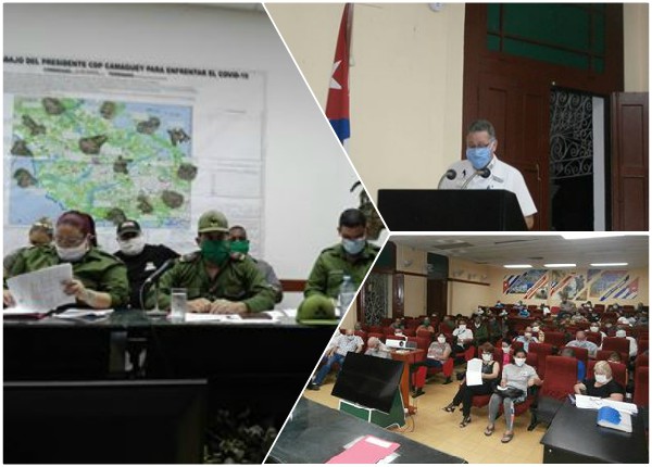  Consejo de Defensa Provincial en Camagüey chequea tareas de enfrentamiento a la Covid-19