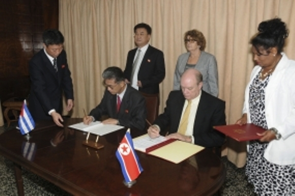 Cuba y la RPDC establecen protocolos comerciales