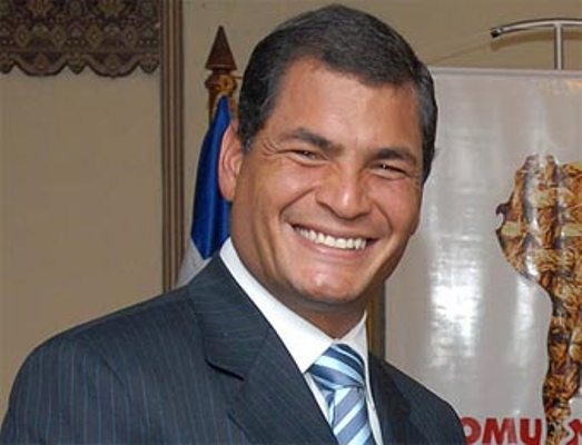 Correa en último cambio de guardia de su mandato en Palacio presidencial ecuatoriano