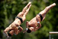 Clavadistas cubanos en Grand Prix de Gatineau