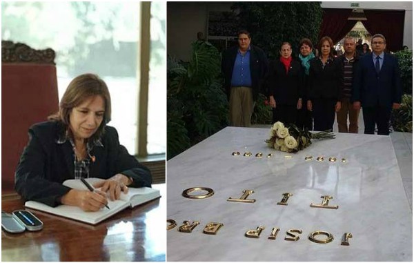 Delegación cubana rinde tributo póstumo en Belgrado al presidente Tito
