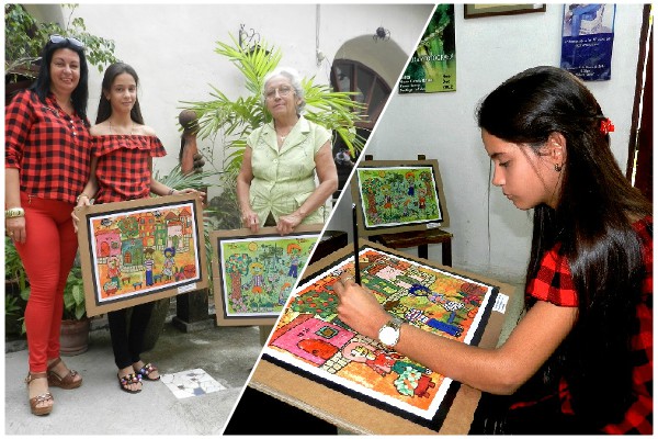 Niña camagüeyana obtiene premio en Concurso Internacional de Dibujo Infantil