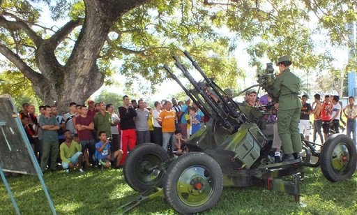 Camagüeyanos en actividades de la defensa este fin de semana.