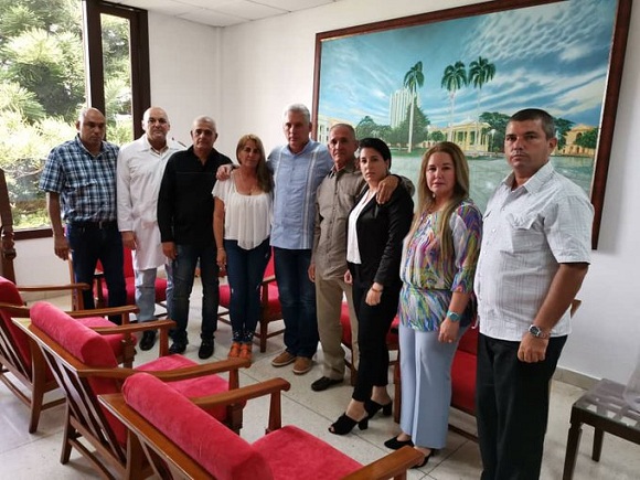 Intercambió Díaz-Canel con familiares de médico cubano secuestrado en Kenya