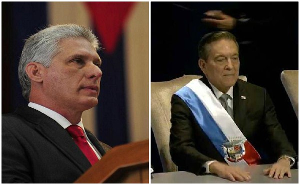 Felicita Díaz-Canel a su nuevo homólogo panameño Laurentino Cortizo