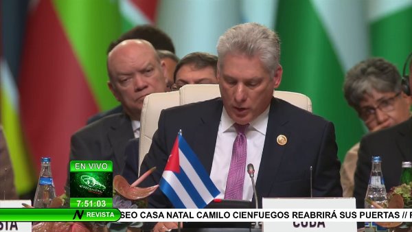 Díaz-Canel en MNOAL: Solo la unidad podrá salvarnos