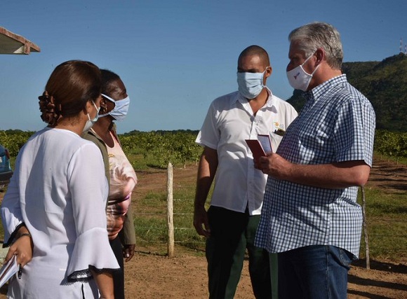 Encabeza Díaz-Canel visita gubernamental a la Isla de la Juventud