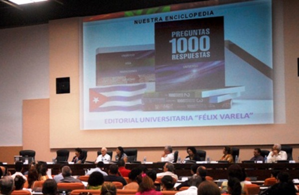 Presentan en Cuba enciclopedia Mil preguntas, mil respuestas