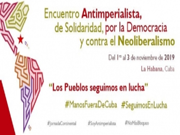 Será Cuba epicentro de encuentro internacional antimperialista de solidaridad