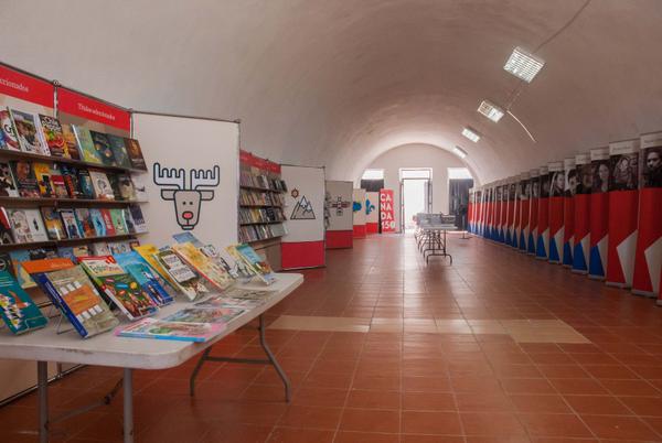 Pabellón dedicado a Canadá, país invitado de honor en la XXVI Feria Internacional del Libro de La Habana.