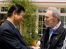Líder cubano Fidel Castro se reunió con vicepresidente chino