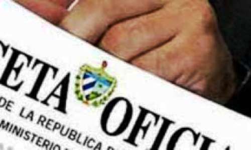 Publica la Gaceta Oficial de Cuba modificaciones de la Resolución 17