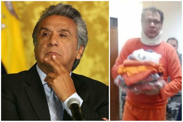 Solicitan a Lenín Moreno cuidar la integridad física de Jorge Glas