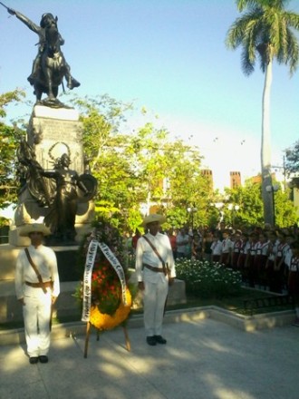 Homenaje a Ignacio Agramonte en su Camagüey natal