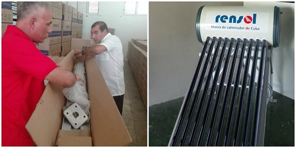 Comenzó en Camagüey la comercialización de calentadores solares para la población