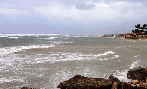 Pronostican lluvias en occidente y marejadas en el oriente cubano