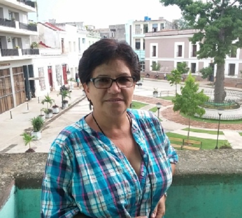Isabel García Rosales, especialista principal de la galería Amalia, del FCBC en Camagüey. 