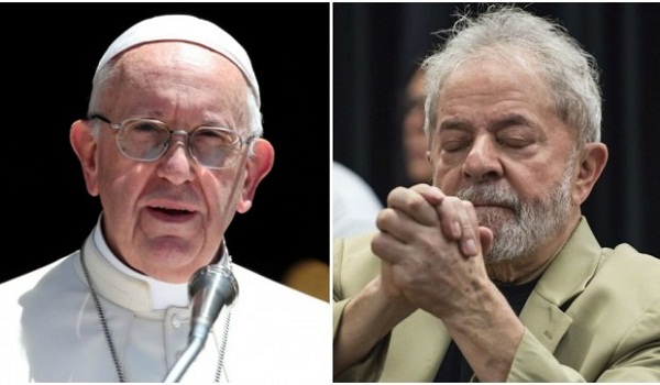 El papa Francisco envía mensaje a Lula