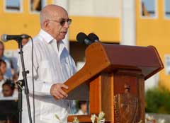 Palabras de José Ramón Machado Ventura este 26 de julio en Guantánamo