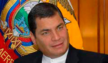 Ecuador no negocia su soberanía, afirma presidente Correa