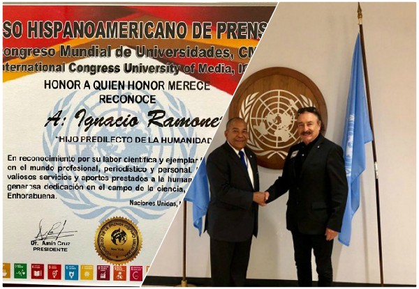 Ignacio Ramonet: Hijo predilecto de la Humanidad
