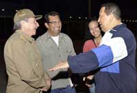 Presidente de Venezuela, Hugo Chávez, en Venezuela