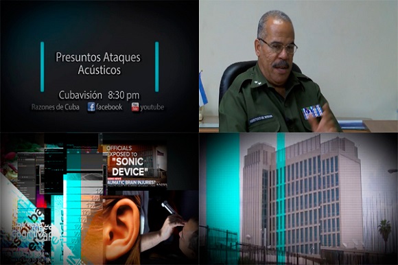 Presentará Televisión Cubana audiovisual sobre investigación de supuestos ataques sónicos a diplomáticos estadounidenses (+ Video) Presentará Televisión Cubana audiovisual sobre investigación de supuestos ataques sónicos a diplomáticos estadounidenses (+ Video)