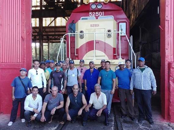 Ferroviarios camagüeyanos celebran su día con aportes a la economía cubana