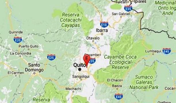 Sismo de baja intensidad en Pichincha, Ecuador Sismo de baja intensidad en Pichincha, Ecuador