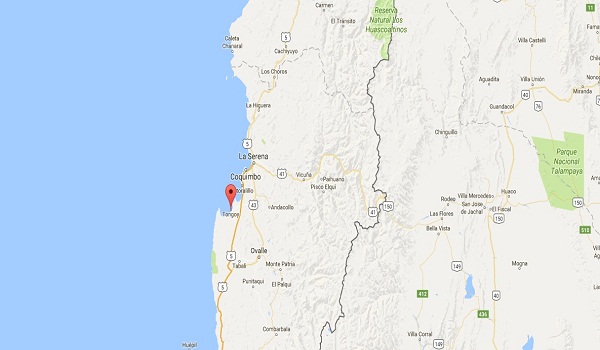 Perciben sismo de mediana intensidad en el centro-norte de Chile Perciben sismo de mediana intensidad en el centro-norte de Chile