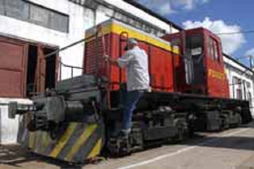 Trabajador ferroviario del Camagüey.