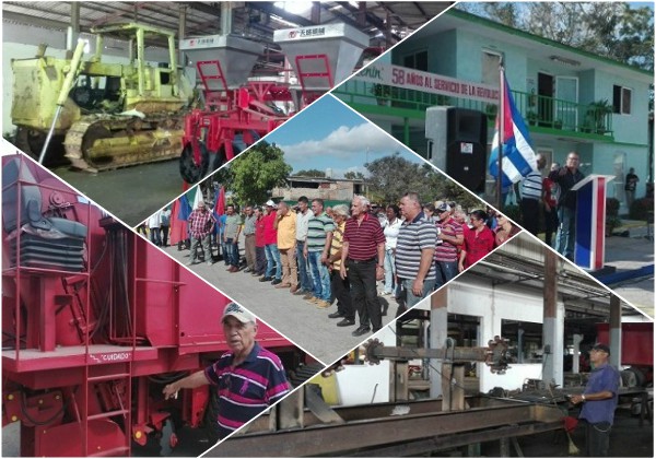 Celebran en Camagüey aniversario 58 de Talleres Lenin