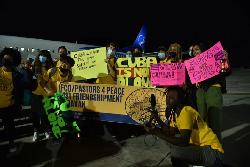 Caravana de Pastores por la Paz ya está en Cuba