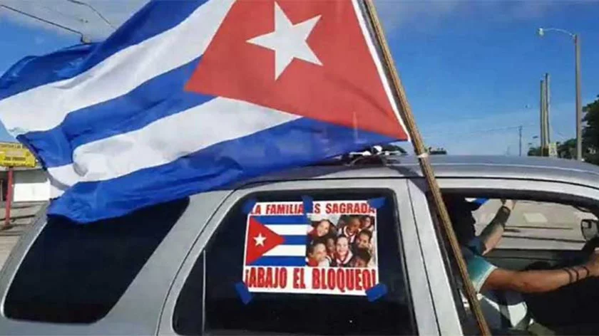 Caravana en Miami exige el fin del bloqueo de EE.UU. a Cuba