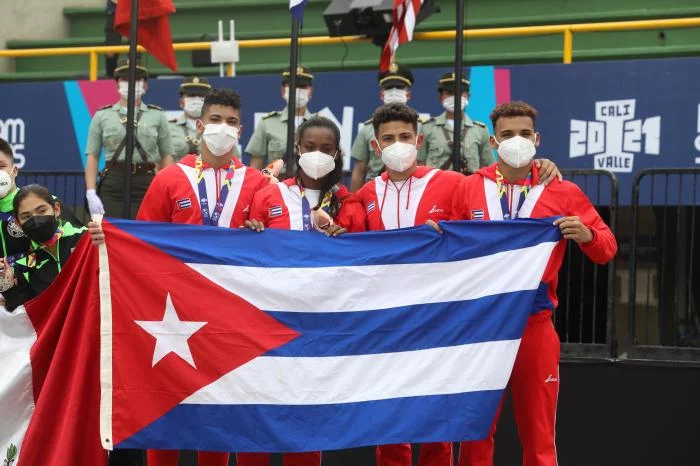 Atletismo, lucha y voleibol de playa garantizan quinto lugar para Cuba en Cali 2021
