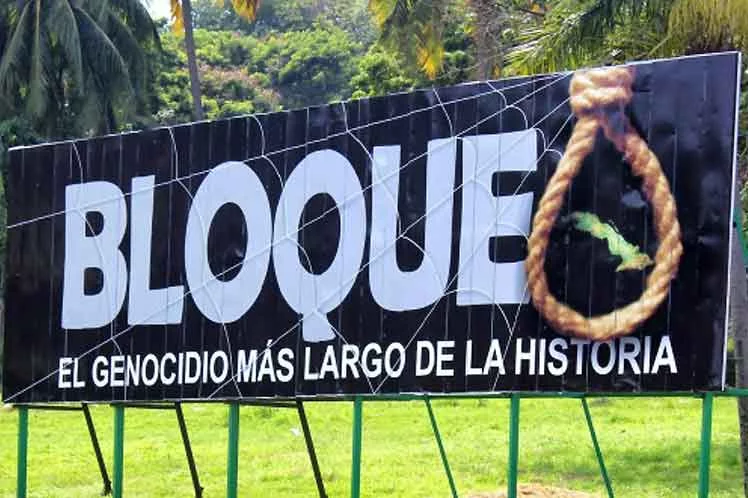 Bloqueo a Cuba sin distinciones