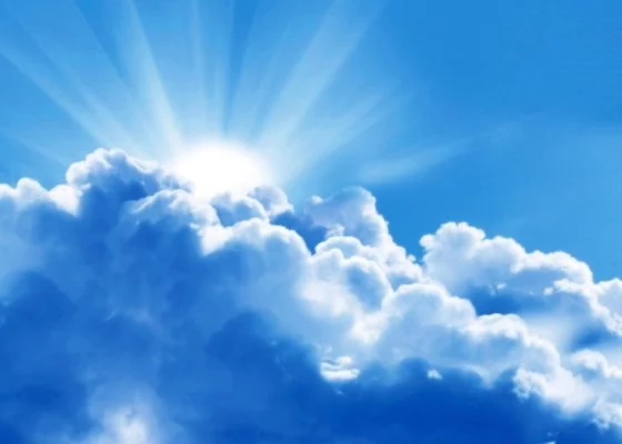 Tarde cálida con la ocurrencia de aislados chubascos y tormentas eléctricas